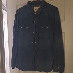 Lucky Brand Indigo Denim Button-Down Shirt